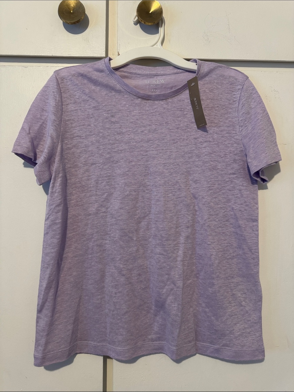 J. Crew Lilac Crewneck Tee